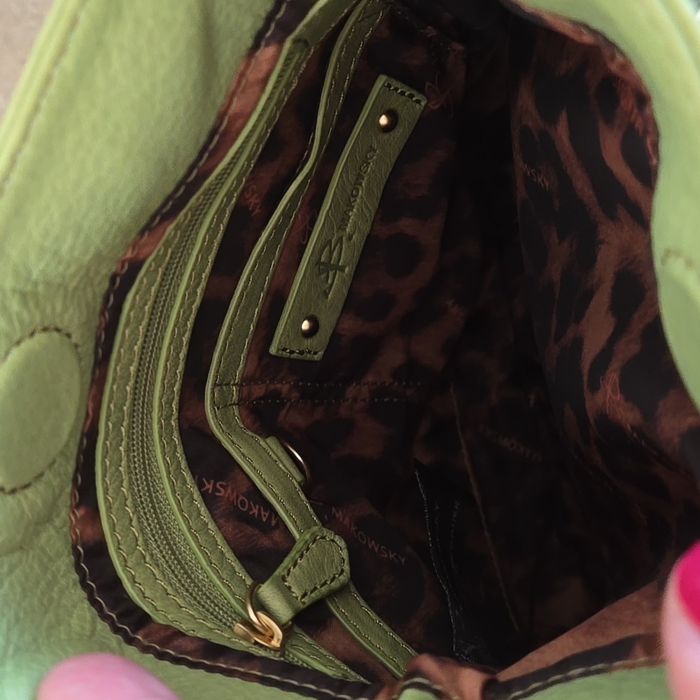 NWT B MAKOWSKY Leather Crossbody Bag - Picture 8 of 14